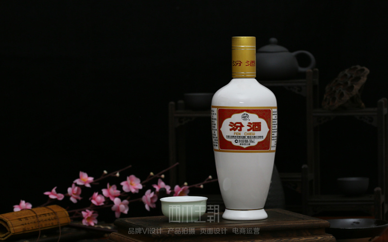 光影間品味經典 山西太原淘寶產品拍攝之汾酒靜物攝影藝術